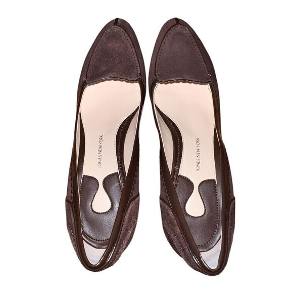Jones New York Gonzagos Dark Chocolate/Brown Mule Suede Women’s Sz 10 NWB - Picture 5 of 12